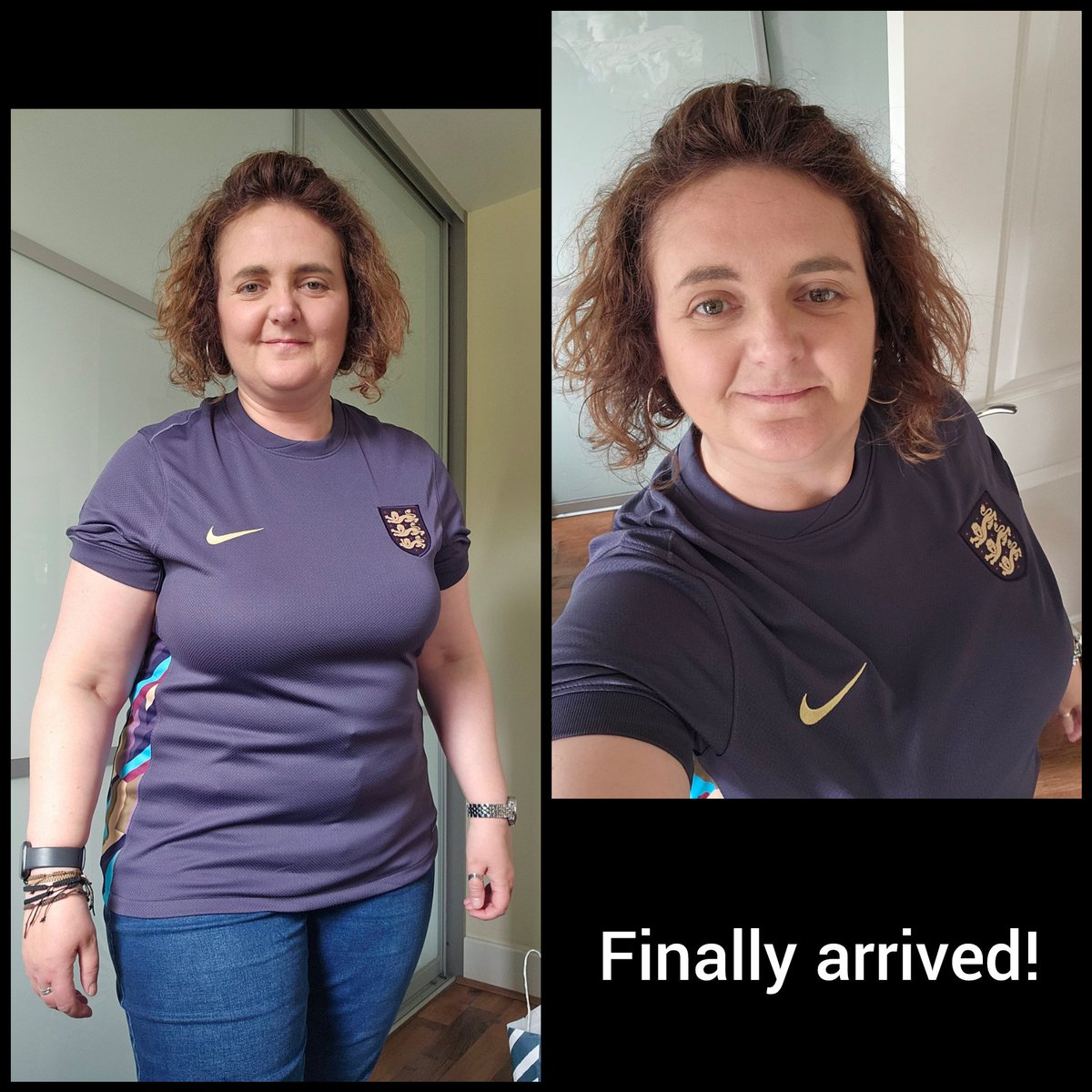 runawaygirl248's tweet photo. Finally an #England shirt in my favourite colour and a ladies fit! ๐ฅฐ
Its only taken several weeks to arrive....! ๐
#footballshirt #foudys https://t.co/01TqJOG1s8