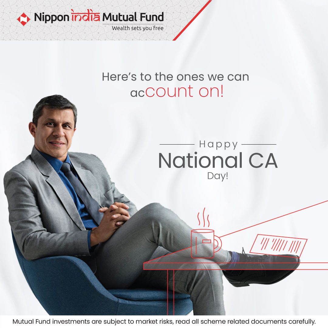 NipponIndiaMF's tweet photo. Let's acknowledge the critical role CAs play in fostering our financial well-being.
May we learn from their attention to detail and inculcate the same in our investment habits!
#NipponIndiaMutualFund #NationalCADay #Accouting #Growth https://t.co/3XDlRcJu8e