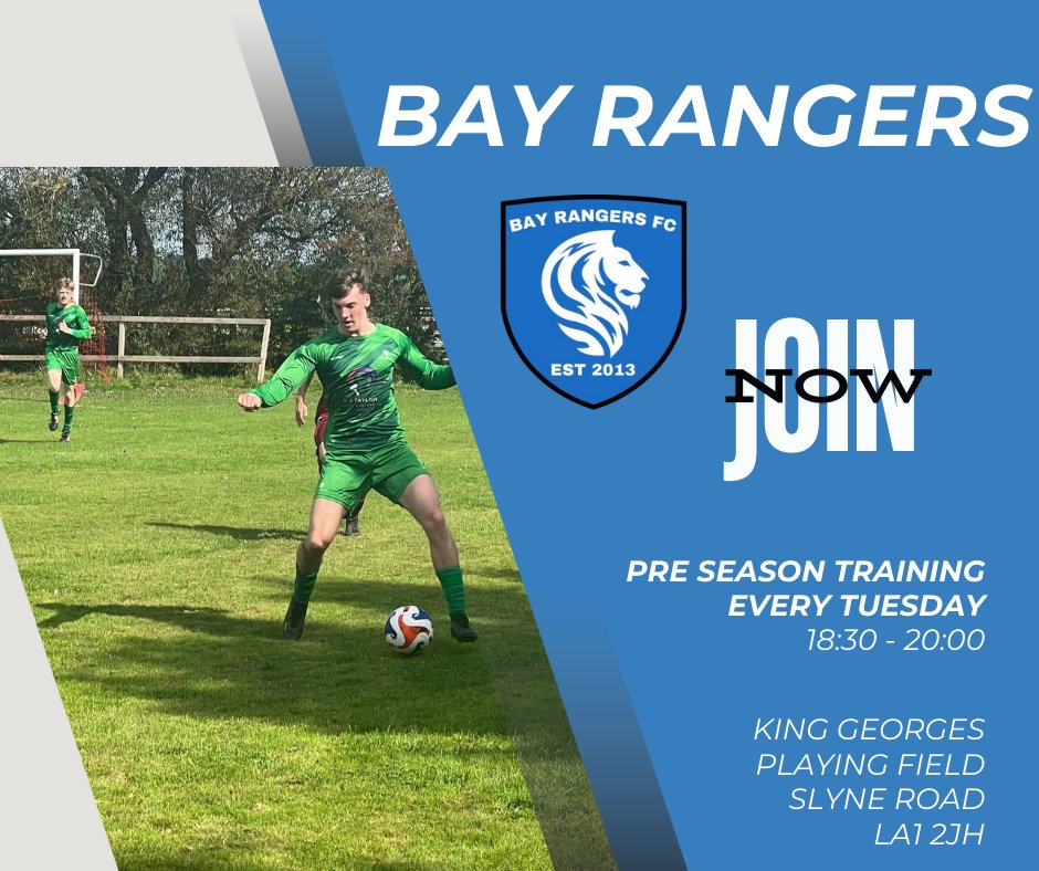 Any lads who are 16+,and want to play football? Get yourselves down Tuesday,new faces and old faces are welcome! #UpTheBay