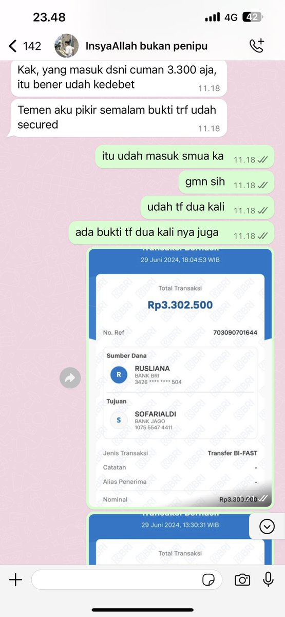 user19187654321's tweet photo. @swiftiestka, nipu dgn nominal 6,6 juta, hati hati aja klo dia blg mau jual tiket bruno mars, tolong dong guys yg bisa bantu ini gmn ya 🥹 https://t.co/QIBE1pxYza