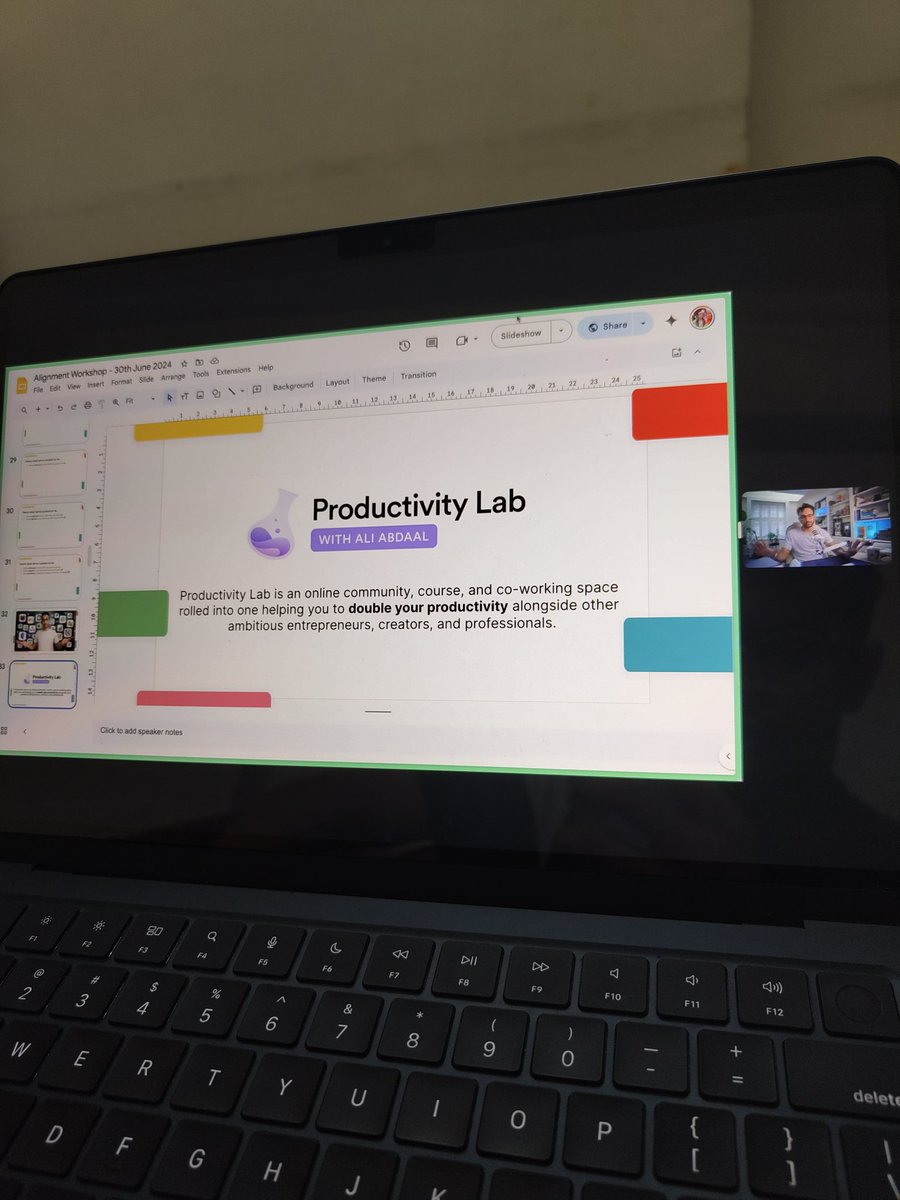 Viraj_4500's tweet photo. Thanks @AliAbdaal for Alignment Workshop!
Looking forward to more workshops!
#productivitylab https://t.co/O01RdPZEOI