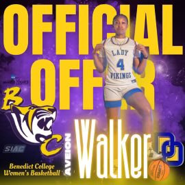 Aveion Walker (@aveionwalker4) on Twitter photo I am grateful for this opportunity. Thank you <a href="/BenedictWBB/">Benedict College Womenβs Basketball</a> for the Offer. <a href="/lady_wbb/">DenmarkLadyVikingsWBB</a> <a href="/scfuturebb/">SC Future</a> <a href="/CoachJones1985/">Terence Jones</a> <a href="/joetiger1976/">Jovaughn Gilbert</a> I am grateful for this opportunity. Thank you <a href="/BenedictWBB/">Benedict College Womenβs Basketball</a> for the Offer. <a href="/lady_wbb/">DenmarkLadyVikingsWBB</a> <a href="/scfuturebb/">SC Future</a> <a href="/CoachJones1985/">Terence Jones</a> <a href="/joetiger1976/">Jovaughn Gilbert</a>