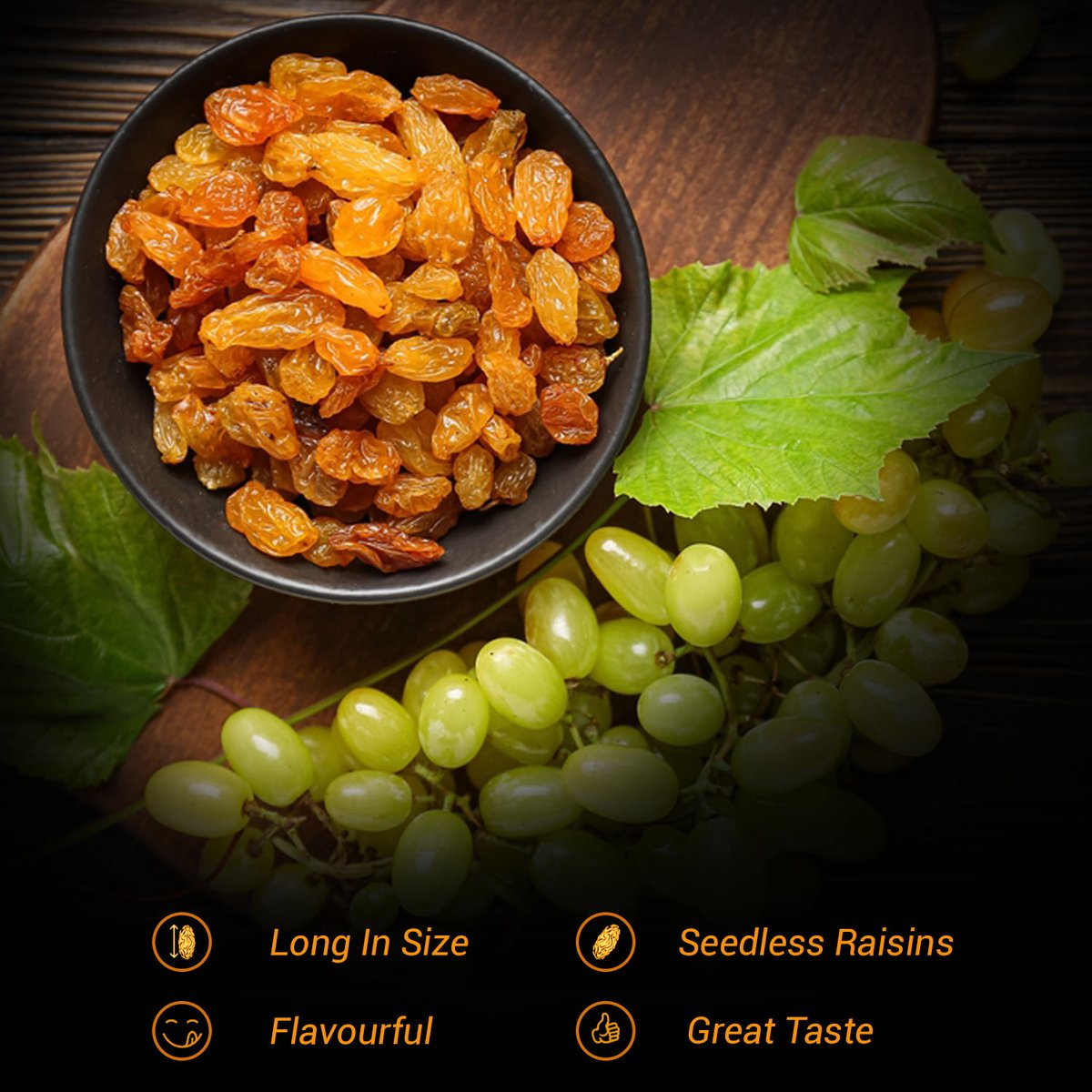 FrshIndia's tweet photo. "🍇 Say hello to our succulent raisins at @frshindia !

A burst of natural sweetness in every bite.

Available on Amazon and Flipkart - Order Now !!!

#frshindia #RaisinLovers #NaturalSweetness #healthysnacking
#frshindia #Raisins #HealthyEats #NaturallySweet #snacksmart https://t.co/IjI3GdO9NB