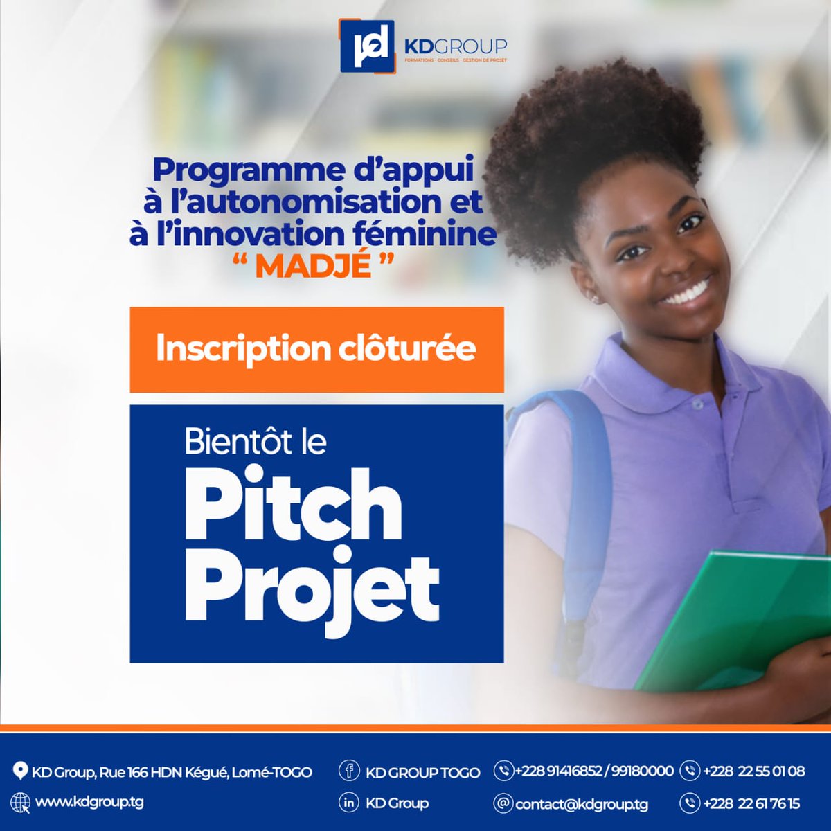 KayiDogbe's tweet photo. #30juin2024. Inscription clôturée. #Madjé #Inscriptions #Cohorte2 #WomenProject #womenempowerment #leadership #InnovationFeminine #Autonomisation #SupportProjet #PourServir https://t.co/unxf676RfW