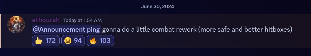 Ethourah has confirmed we will be getting a combat rework with more safe and better hitboxes.

How do yall feel about this?

#ROBLOX #RobloxNews