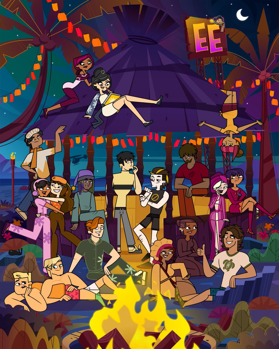 It's midnight! 🌙✨ and the Exotic Escapade cast is having a wicked party to celebrate the end of June! and of course, you're invited!🌴🌙💤🎉

[Click the photo to load it in HD / join our discord server to get it in full 4K: discord.com/invite/MfneEe34] ✨🌙

#ExoticEscapade #eetwt