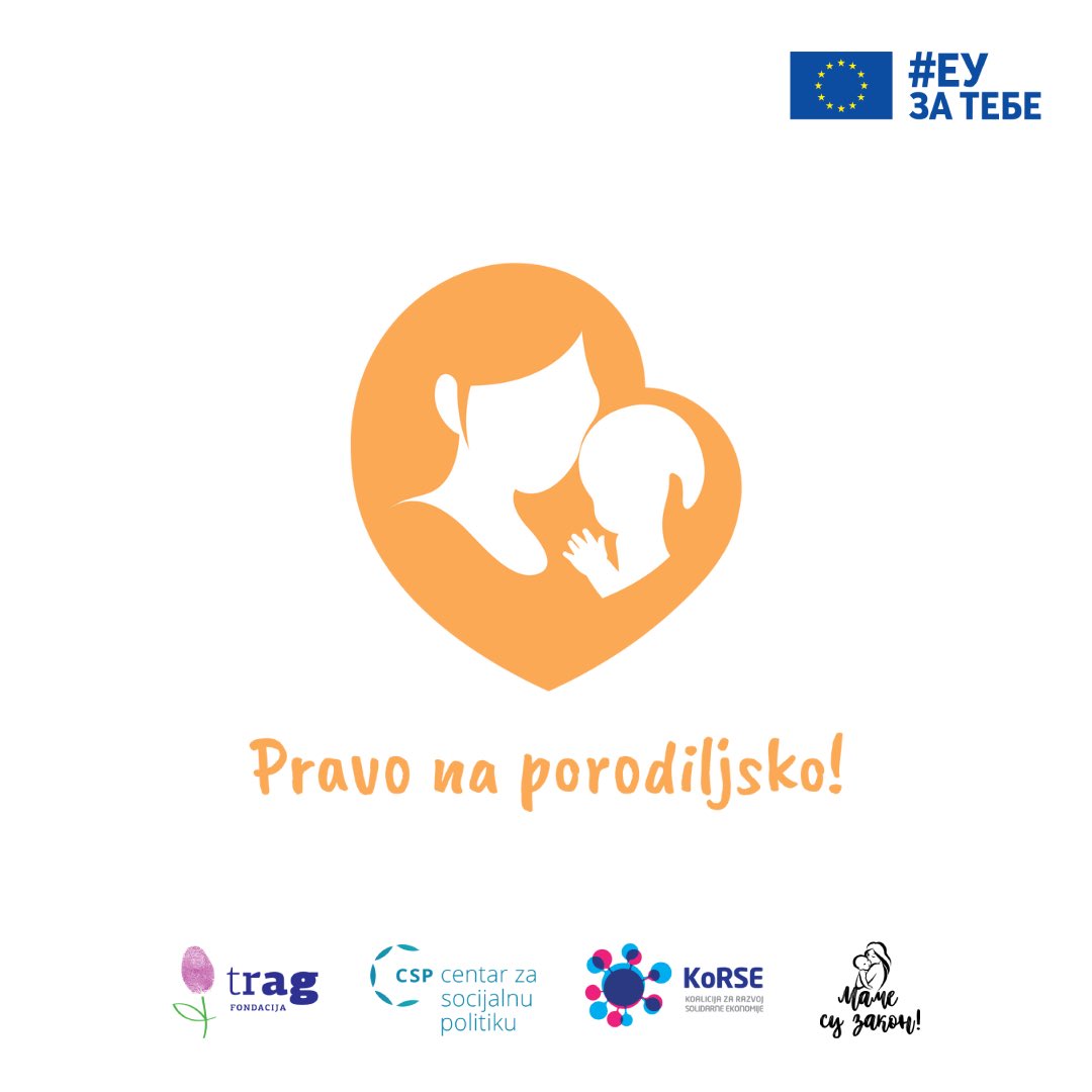Pozivamo vas na otvoreni dijalog 4. jula u 10:30 časova u Prostor Miljenko Dereta 

#PravoNaPorodiljsko #EUzaTebe 

<a href="/tragfondacija/">Trag fondacija</a> <a href="/CspOffice/">Centar za socijalnu politiku - CSP</a> <a href="/KoalicijaSP/">KoRSE</a> <a href="/eusrbija/">EU u Srbiji</a>