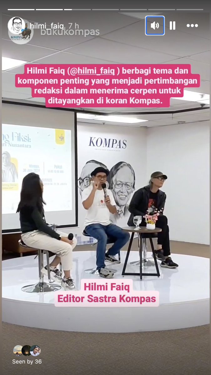 Keseruan tadi siang bersama <a href="/hariankompas/">Harian Kompas</a> <a href="/BukuKOMPAS/">Penerbit Buku Kompas</a>