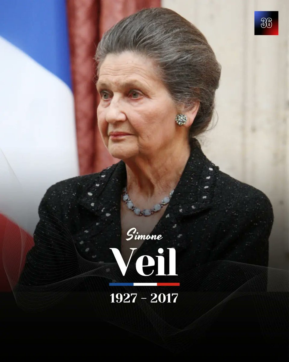 Hommage à Simone Veil, rescapée d'Auschwitz et icône de la lutte pour les droits des femmes, décédée le 30 juin 2017.