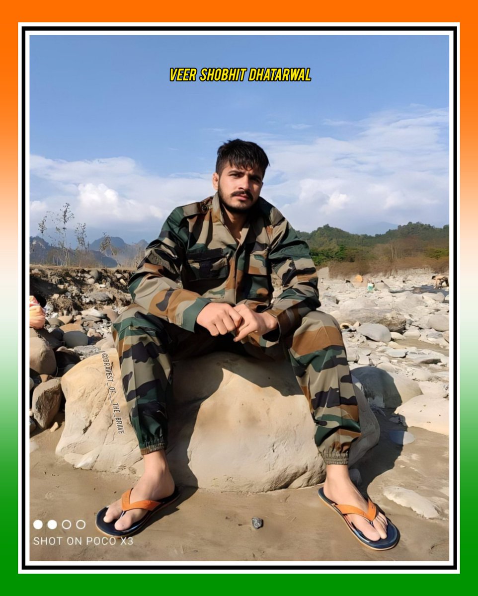 knowyourheroess's tweet image. 1st #BalidanDiwas

He hailed from Belarkha village in #Jind district of #Haryana.

SEPOY SHOBHIT SINGH DHATARWAL
31 MEDIUM REGIMENT

Who attained #Veergati while serving to the nation at #Rajasthan on 30 June 2023.

We Salute Our Braveheart 🏵

Jai Hind 🇮🇳🙏
#KnowOurHeroes