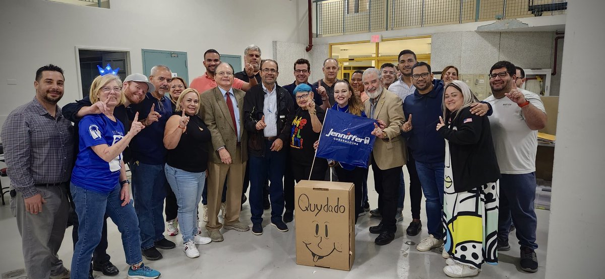 [ AYER ] Completamos 100% el proceso del escrutinio de las primarias, <a href="/Jenniffer/">Jenniffer González</a> fue certificada como candidata oficial por el <a href="/pnp_pr/">Partido Nuevo Progresista</a>, convirtiéndose en la primera mujer en la historia en presidir la colectividad y candidata a la gobernación de Puerto Rico. 
#UnEquipo #PRimero