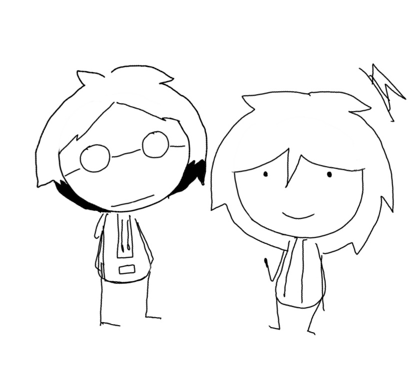 xinfinitefox's tweet image. #ASKbart can you draw me and my friend