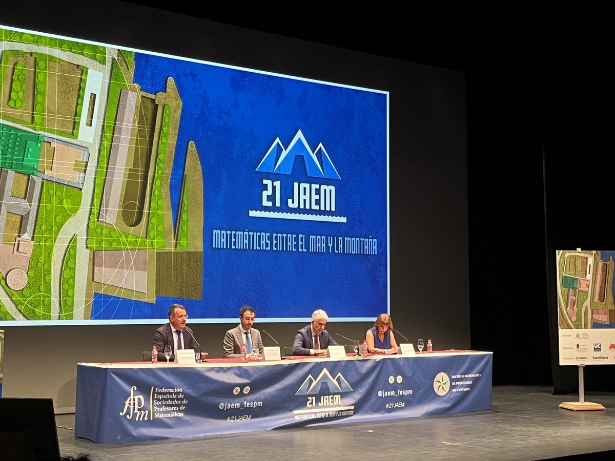 Empezamos con las <a href="/jaem_fespm/">22 JAEM</a>, Jornadas PARA el aprendizaje y enseñanza de las matemáticas #21JAEM. Destacando el “para “ como ha puesto de manifiesto Julio Taboada, presidente de la <a href="/fespm_es/">FESPM</a>