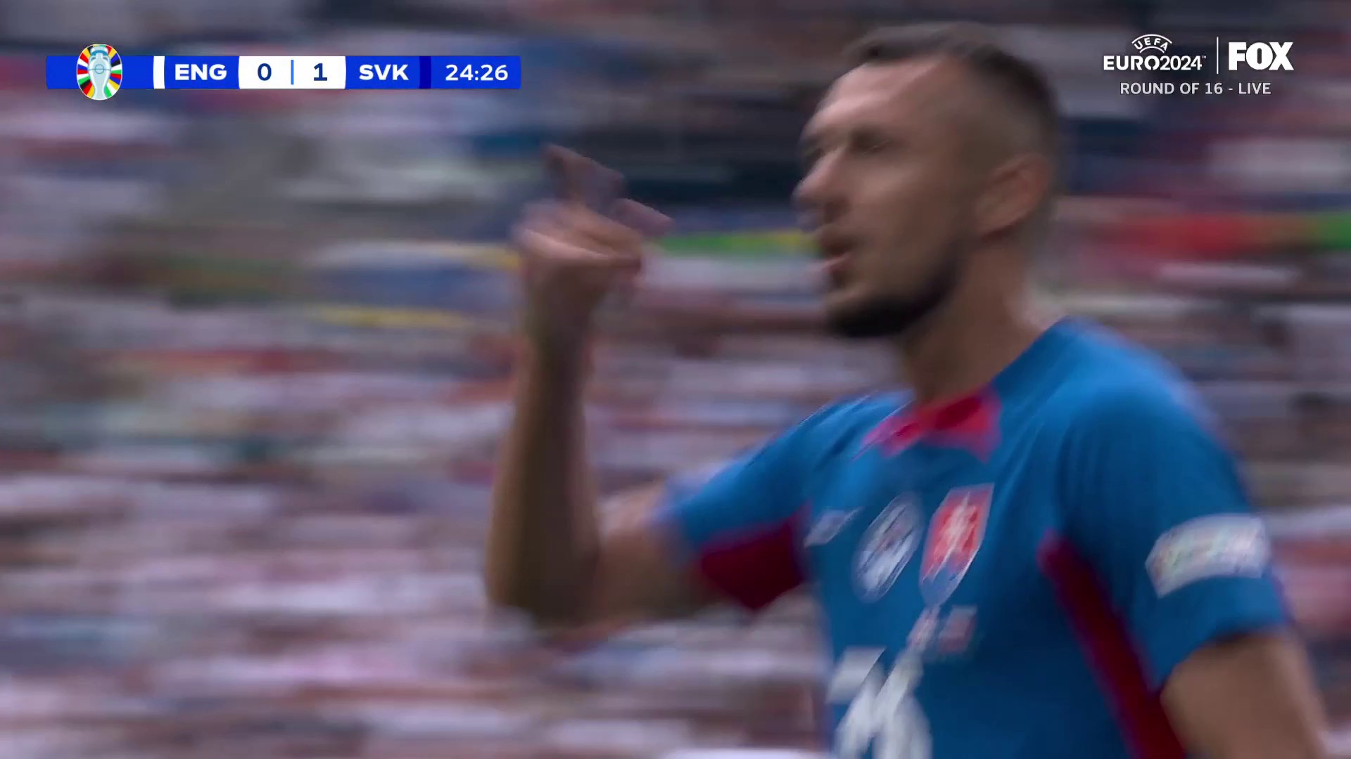 SLOVAKIA HAS DONE IT 🇸🇰Ivan Schranz has put Slovakia up 1-0 over England 😱