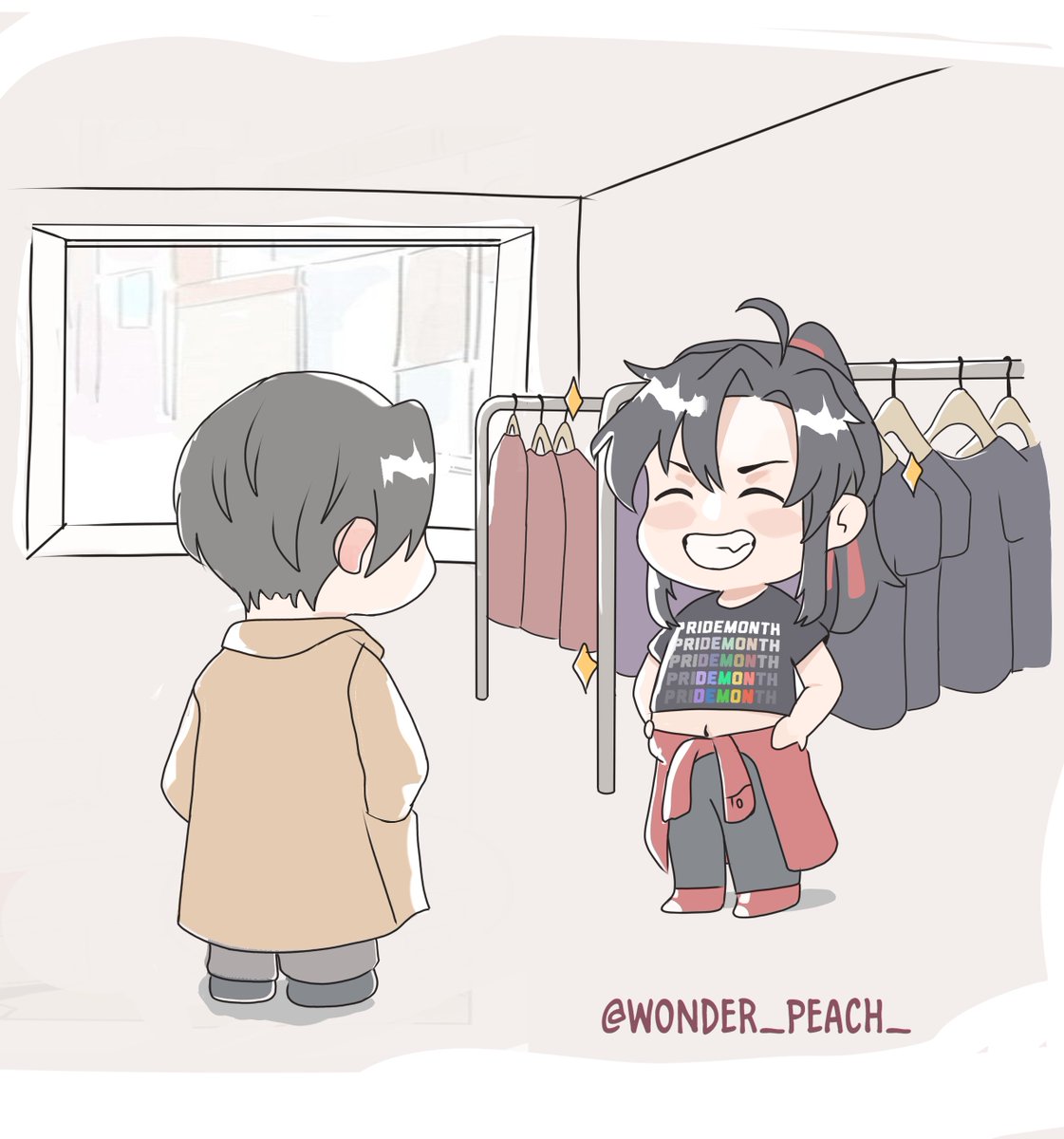 wonder_peach_'s tweet image. HAPPY PRIDE! 🌈✨

(He's the priDEMONth)

#魔道祖师 #mdzs #WeiYing #WangXian #GrandmasterOfDemonicCultivation #Pride2024 #fanart