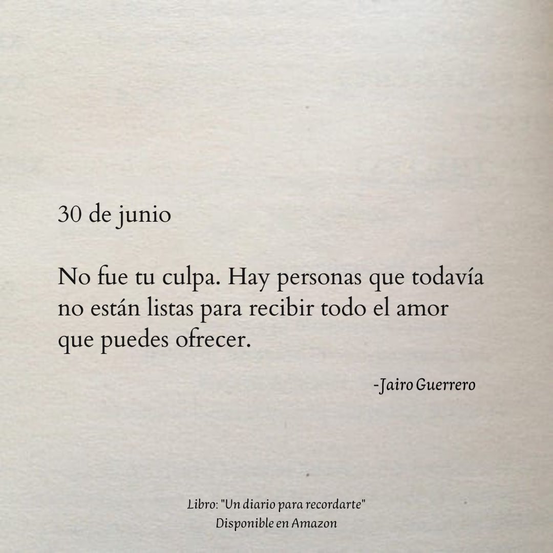 JaiiWriter's tweet image. 30 de junio. ✍🏻