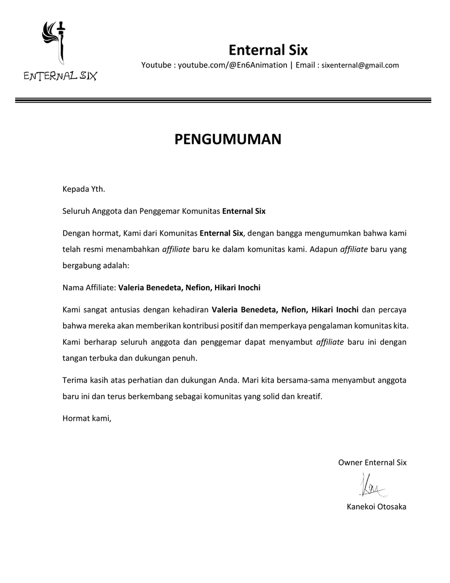 Enternal Six tweet media