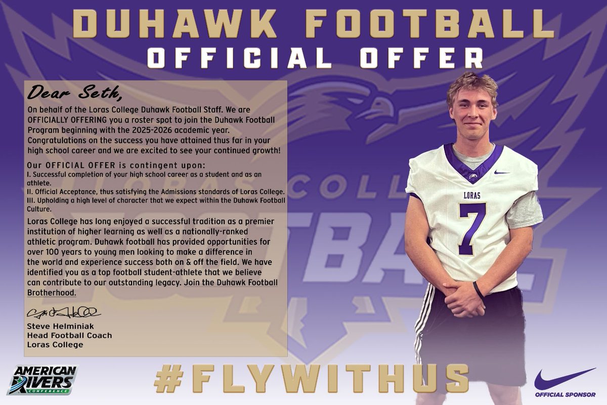 Seth Wilson (@sethwilson2007) on Twitter photo I’m so incredibly appreciative for <a href="/CoachHLorasFB/">Steve Helminiak</a> and <a href="/FootballCoachO/">Coach Jake Olsen</a> for the offer at their excellent university! Thank you <a href="/lorascollege/">Loras College</a> I’m so incredibly appreciative for <a href="/CoachHLorasFB/">Steve Helminiak</a> and <a href="/FootballCoachO/">Coach Jake Olsen</a> for the offer at their excellent university! Thank you <a href="/lorascollege/">Loras College</a>