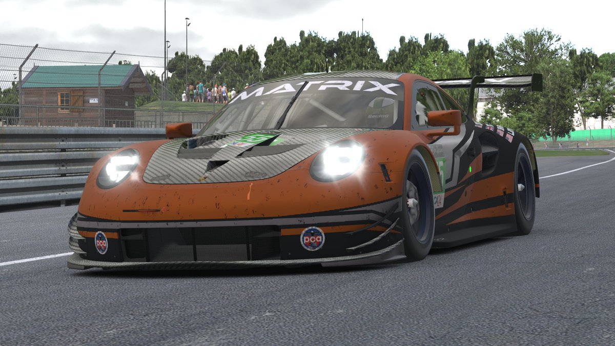 pcasimracing's tweet image. Congratulations to our #PCA24 GTE Podium for an excellent run in France:

P1: Matrix Bronze #55
P2: Imperial Motorsports #7
P3: Lost in Pace #19

#PCASimRacing
@PCANational
@RaceSpotTV