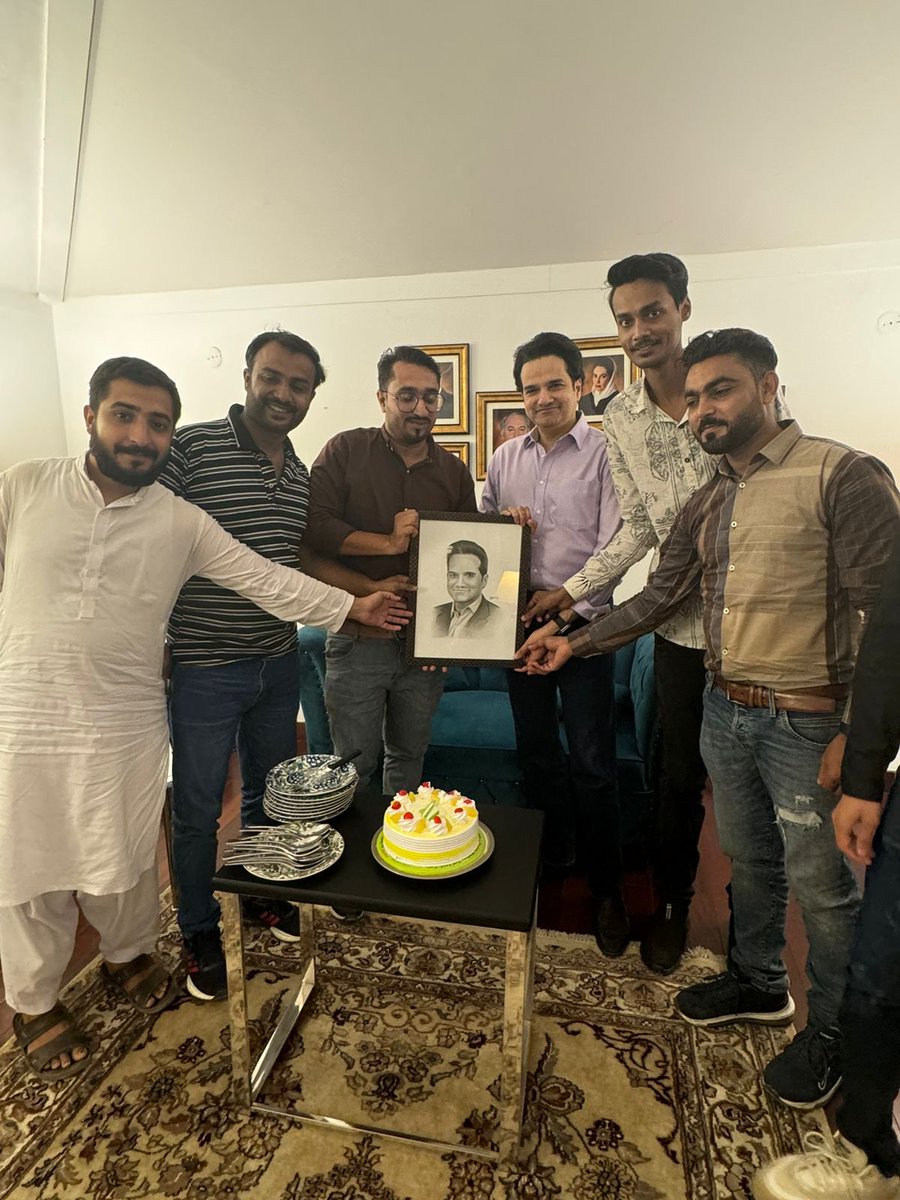 Wonderful sketch presented to me by office bearers of PSF District Korangi. #PPP #DistrictKorangi #Karachi #Pakistan