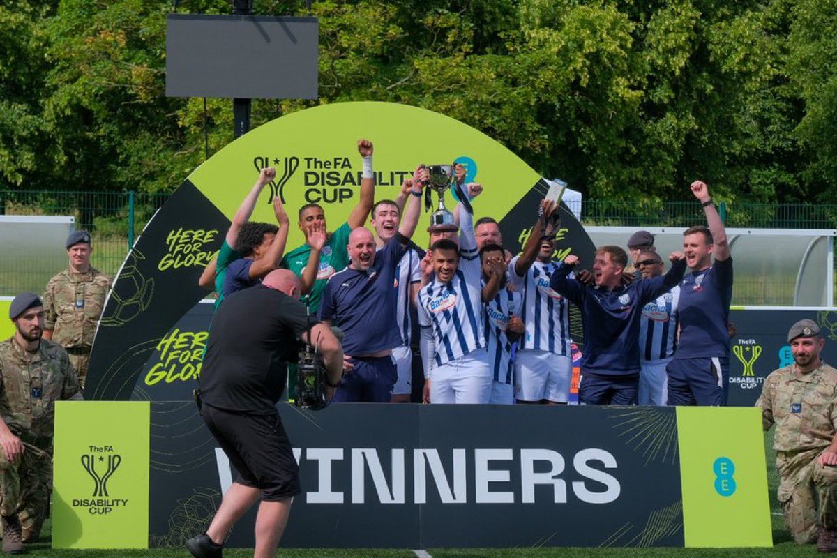 MoAhmed98_'s tweet photo. West Bromwich Albion Blind – Disability Cup Final winners 2024 🏆👏🙌 https://t.co/5LqKsD16Zl