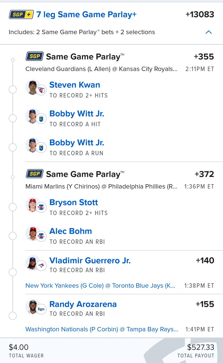 bet_philly's tweet photo. 🚨 Sunday MLB ⚾️ 🚨
Pitchers & hitters. Did round robin on the hrs. Play ur faves solo, make ur own, tail, water it down, whatever you like. Be responsible about it.
#gamblingX #mlbbets #mlbparlay #homerunprops #fanduel #hitterprops #strikeoutprops #pitcherprops #samegameparlay https://t.co/GIZOVj86F5