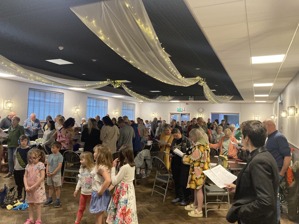 We had an amazing Hub service today at St Matthews and thankful for an indoor and our door location! Two children baptised and 4 adults reaffirmed their baltism vows as they came back to faith! Praise Jesus! Great to hear from Church Wigan Andy Brown about BSD and next Gen work