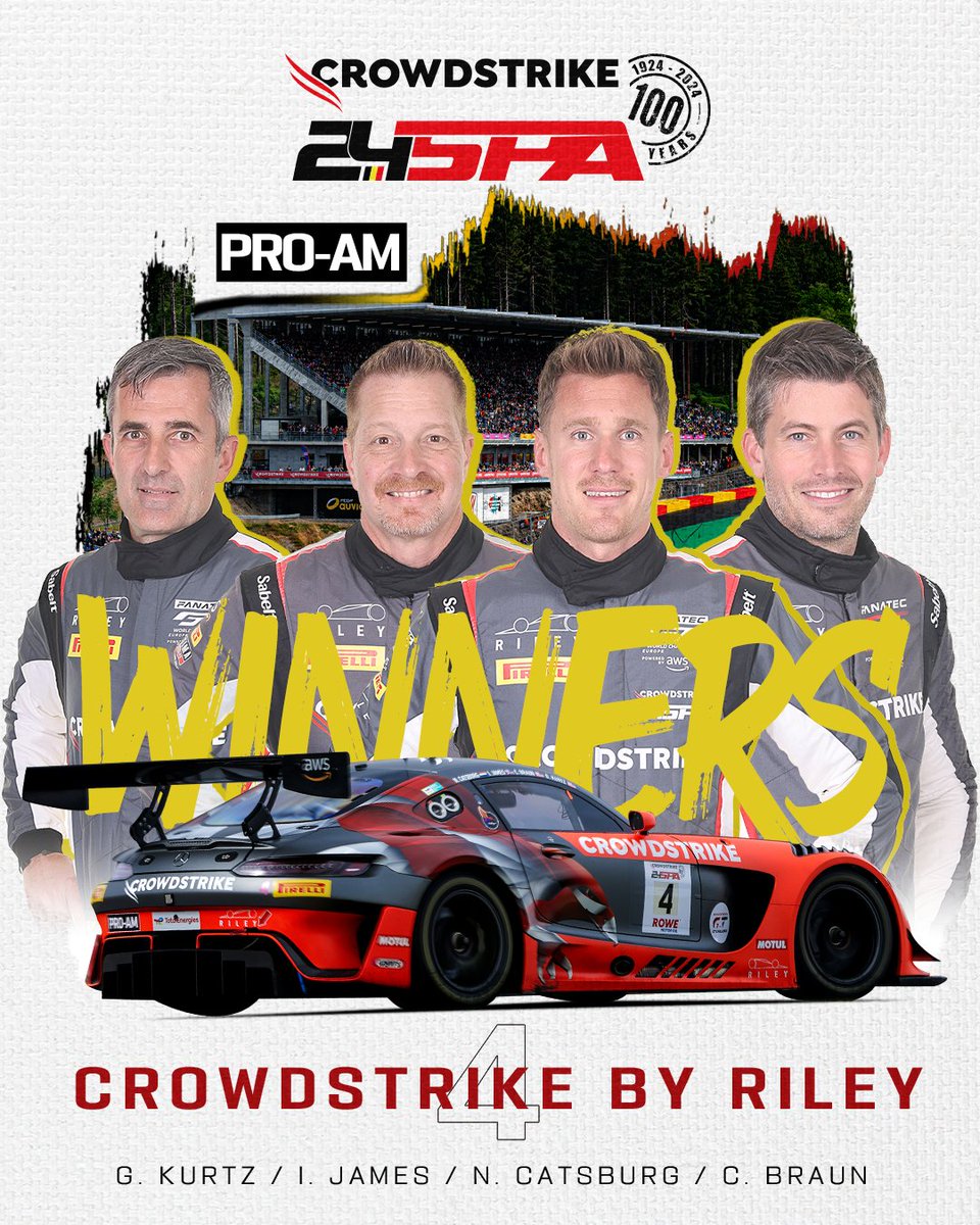 CrowdStrike 24Hours of Spa tweet media