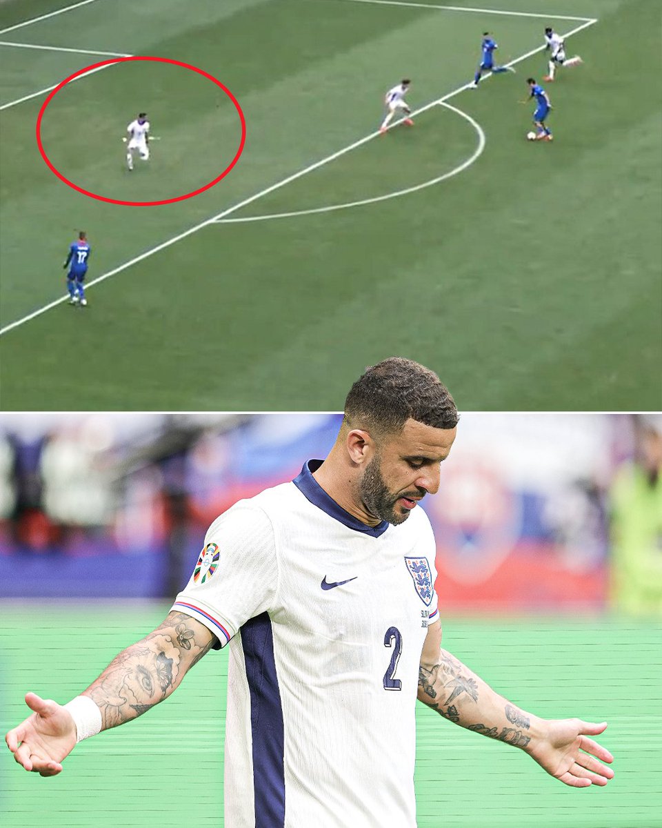 Kyle Walker's positioning on Slovakia's opening goal.