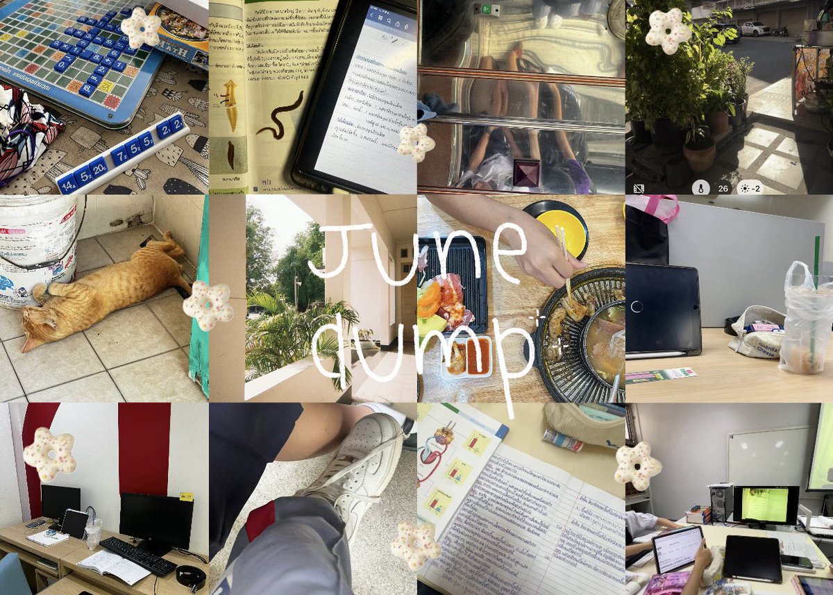 ⠀꩜  june dump  𓈒  𓈒 ֻ♡ֺ

⠀ 𓈒 เดือนนี้เป็นเดือนที่ทำหลายสิ่งหลายอย่างเย้อม้าก แข่งโครงงาน ต่าง ๆ นานา  # แต่ก็ทำเอาเหนื่อยตาย  ㅜ   ̫  ㅜ  มีความเครียดความกดดันอะไรหลาย ๆ อย่างด้วย แต่ก้พยายามบุ ้ ส ตลอด ♥️♥️ เดะช่วงนี้จากลับมาอัปทวิตเเย้ะ หายไปเพราะเหนื่อยนี่หละ  อ ิ อ ิ