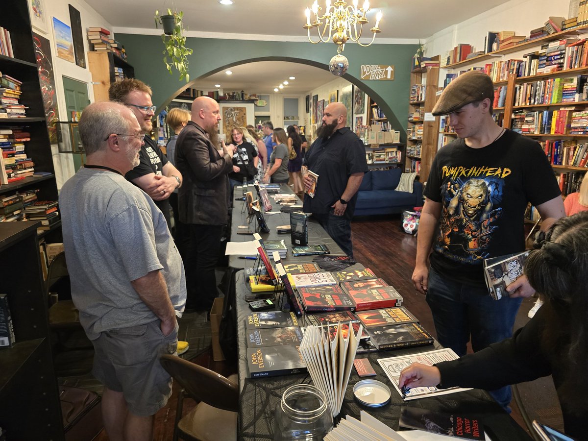 HWA Chicagoland Chapter @ Green Door Books in Hobart, IN (6/29/24). Find us on FB at HWA CHICAGOLAND CHAPTER for more photos of this fantastic event last night.