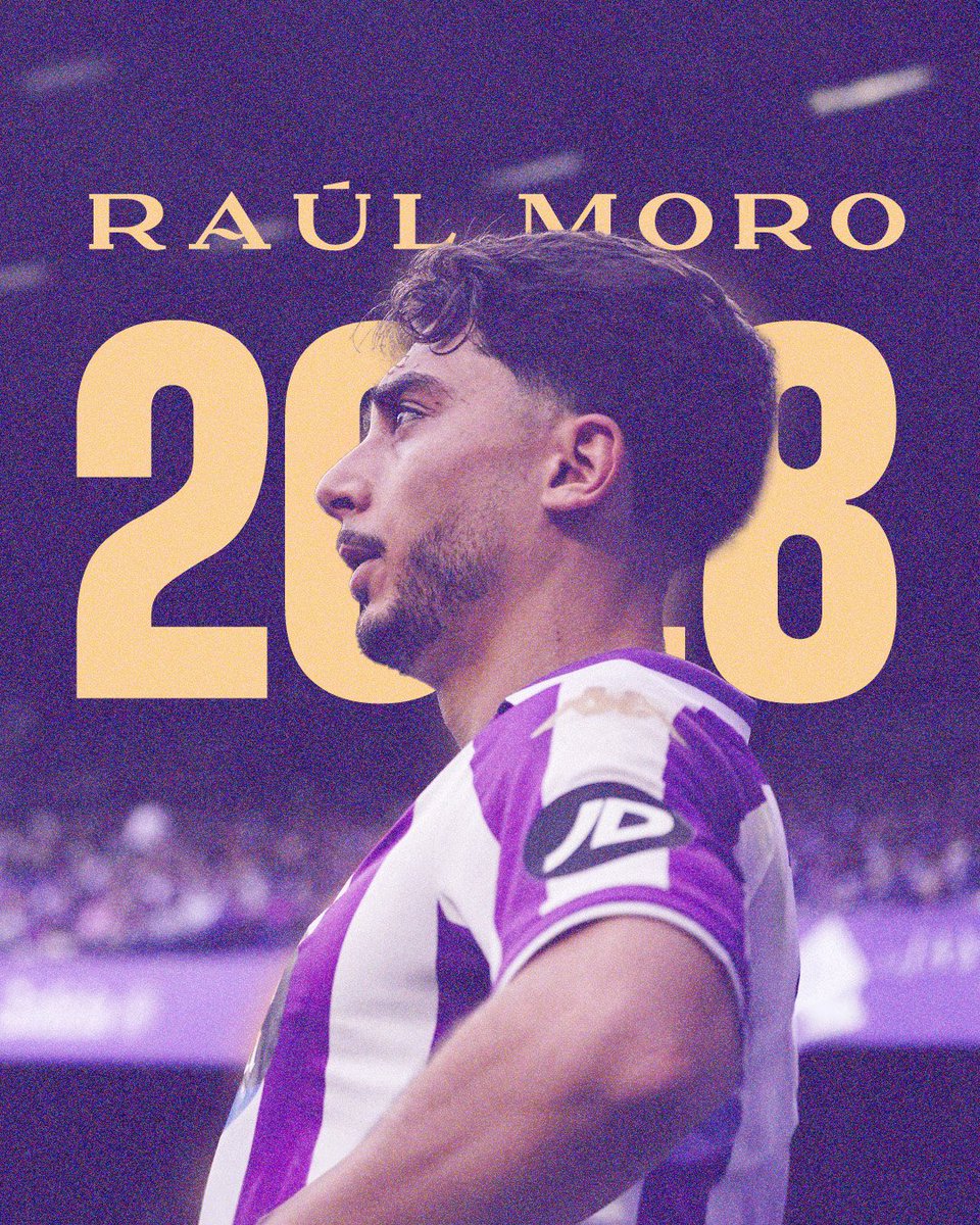 𝐑𝐀𝐔́𝐋 𝐌𝐎𝐑𝐎 𝟐𝟎𝟐𝟖
realvalladolid.es/noticias/moro-…