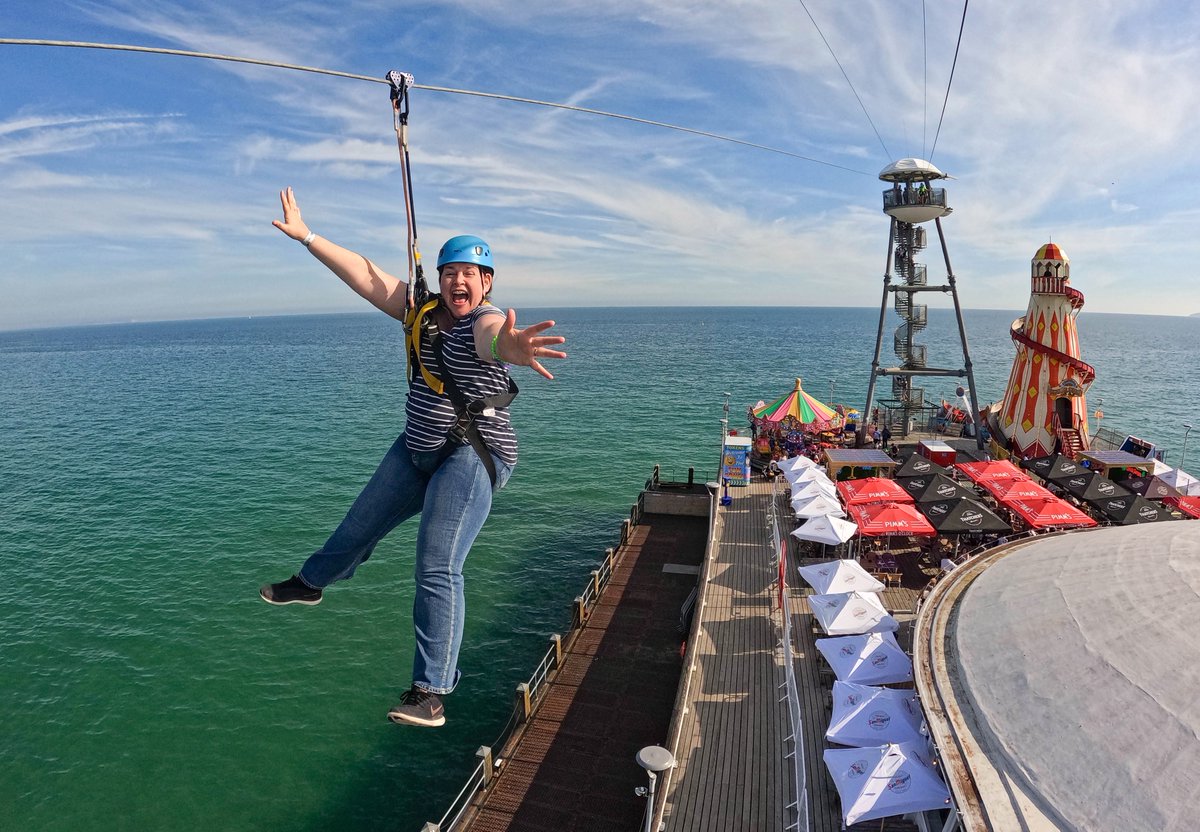 PierZip is now open DAILY!!
 
Get yourself down to Bournemouth Pier for adrenaline like no other!

Book your adventure here: bit.ly/3V3HZnv

#PierZip #RockReef #BournemouthPier #AdrenalineRush #ZipLine #SummerFun #ThrillSeeker #AdventureTime #Staycation