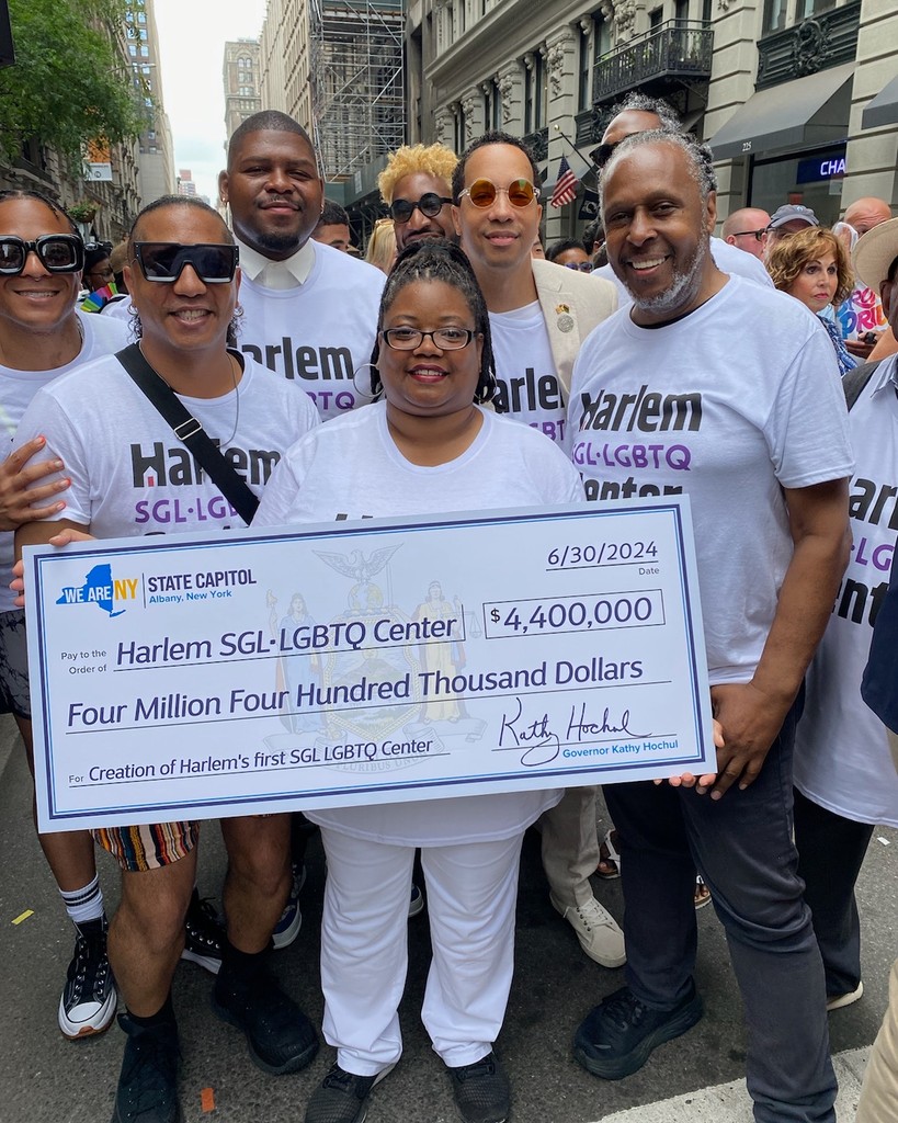We’re one step closer to bringing the dream of the Harlem SGL LGBTQ Center to fruition! Thank you to Governor Hochul and the state of New York for your continued support and partnership!