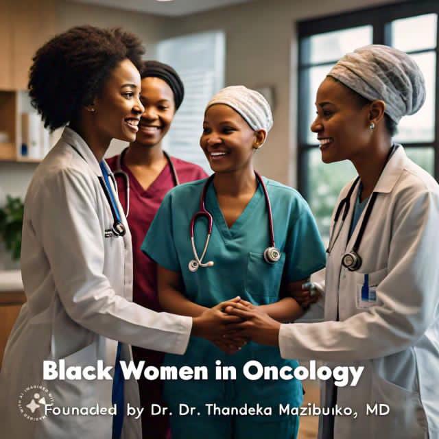 🤝 Unity and Support 🤝

This picture captures the joy &amp; support of four Black women excited to see each other, embodying the vision we have for #Blackwomen to stand united.

If you are not doing this with all #Blackwomeninoncology, you are doing something wrong #TogetherWeRise