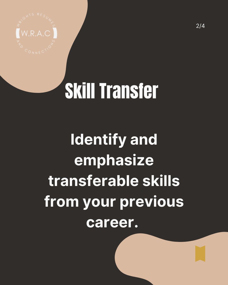 Wrights_Resumes's tweet image. Changing careers? At Wright&apos;s Resume and Connections, we help you highlight skills, gain education, and network for success!

#CareerChange #SkillBoost #ProNetwork #WrightsResume #NewBeginnings #CareerTips #JobReady #ResumeRevam