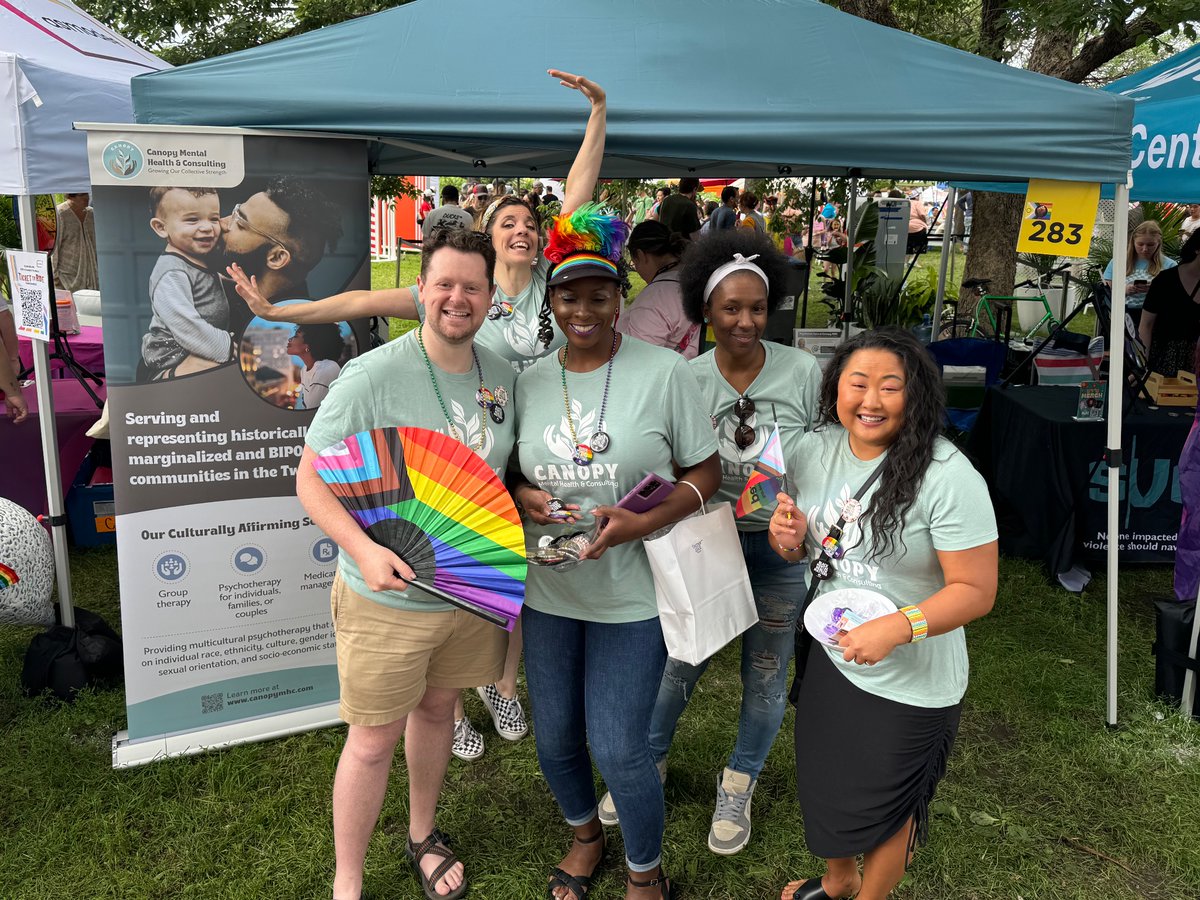 canopymhc's tweet photo. We’re having a blast spending time with the community at @TwinCitiesPride! Stop by and see us at Booth 283! https://t.co/3Q0rOMgRyA
