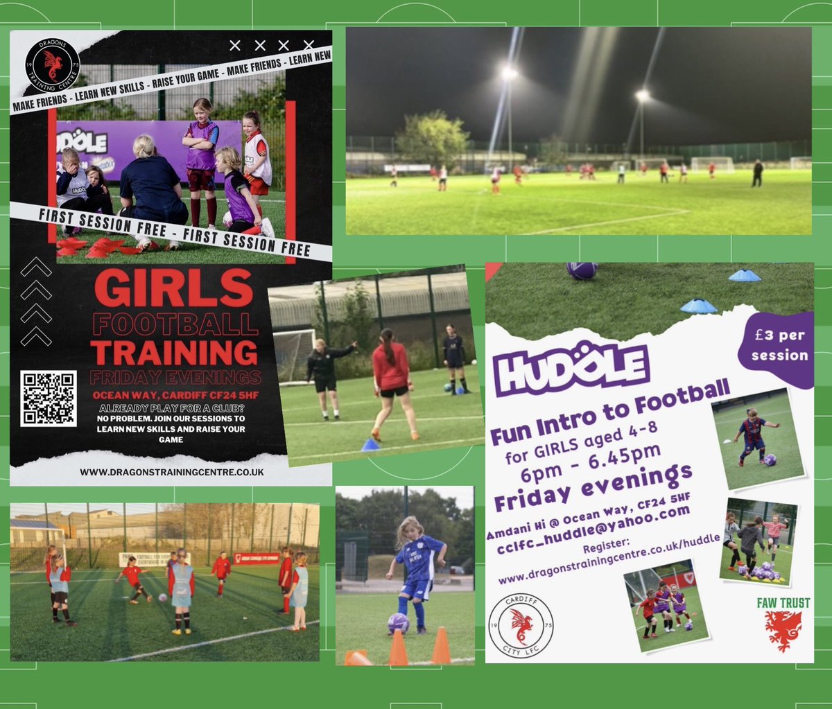 Friday night = Girls Night ⚽️⚽️⚽️
We focus on Girls development 

Come along and join us ❤️