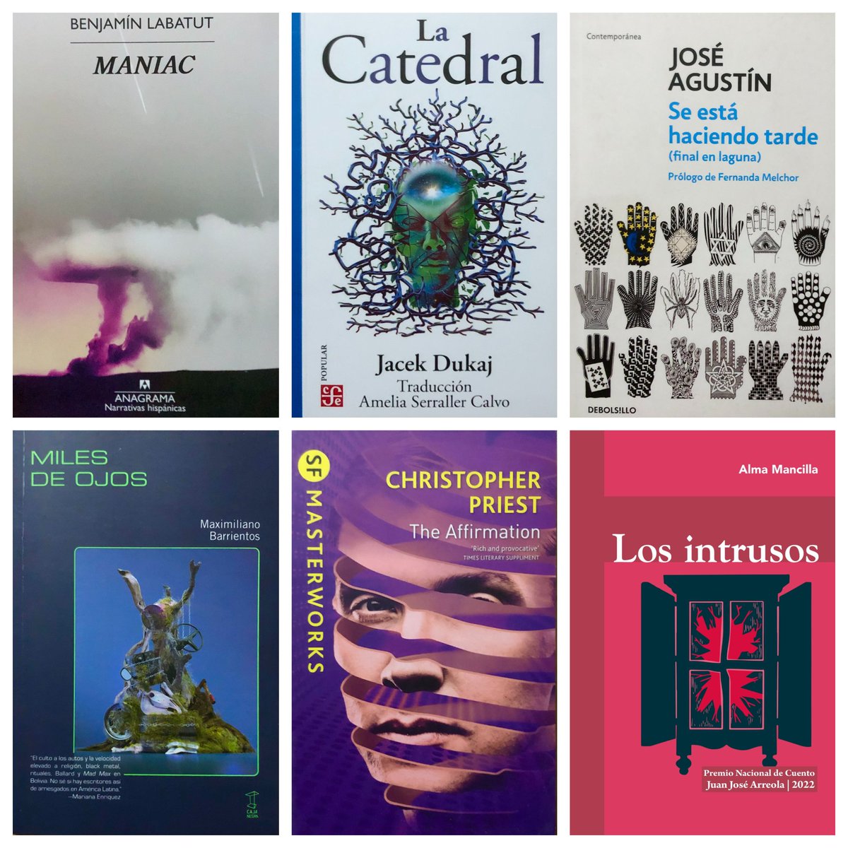 Armando0827's tweet photo. Para todas las personas q me han pedido una lista de *todos* los libros q he recomendado en @Reactor105 con @luisalaouija, aquí les va. Muchas gracias por el interés. El programa se ha vuelto casi una disciplina zen para mí y me parece q este 2024 sí voy a rebasar las 50 lecturas https://t.co/V9NQgOv9lM