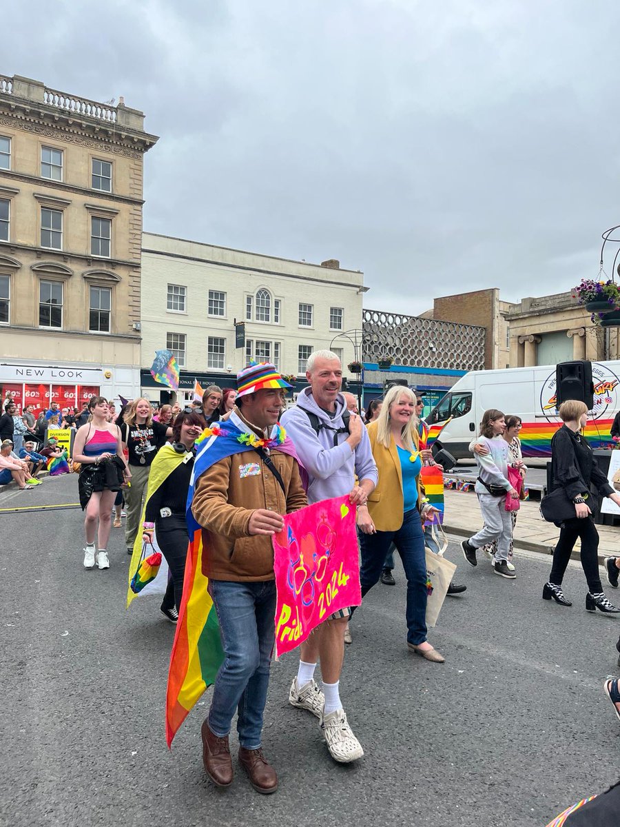 ClairedeSully's tweet photo. Bridgwater was full of Pride today. Great to be involved.
#MPCandidate #Bridgwater #Lovecommunity #lgbtqcommunity https://t.co/7uB1sWGziu