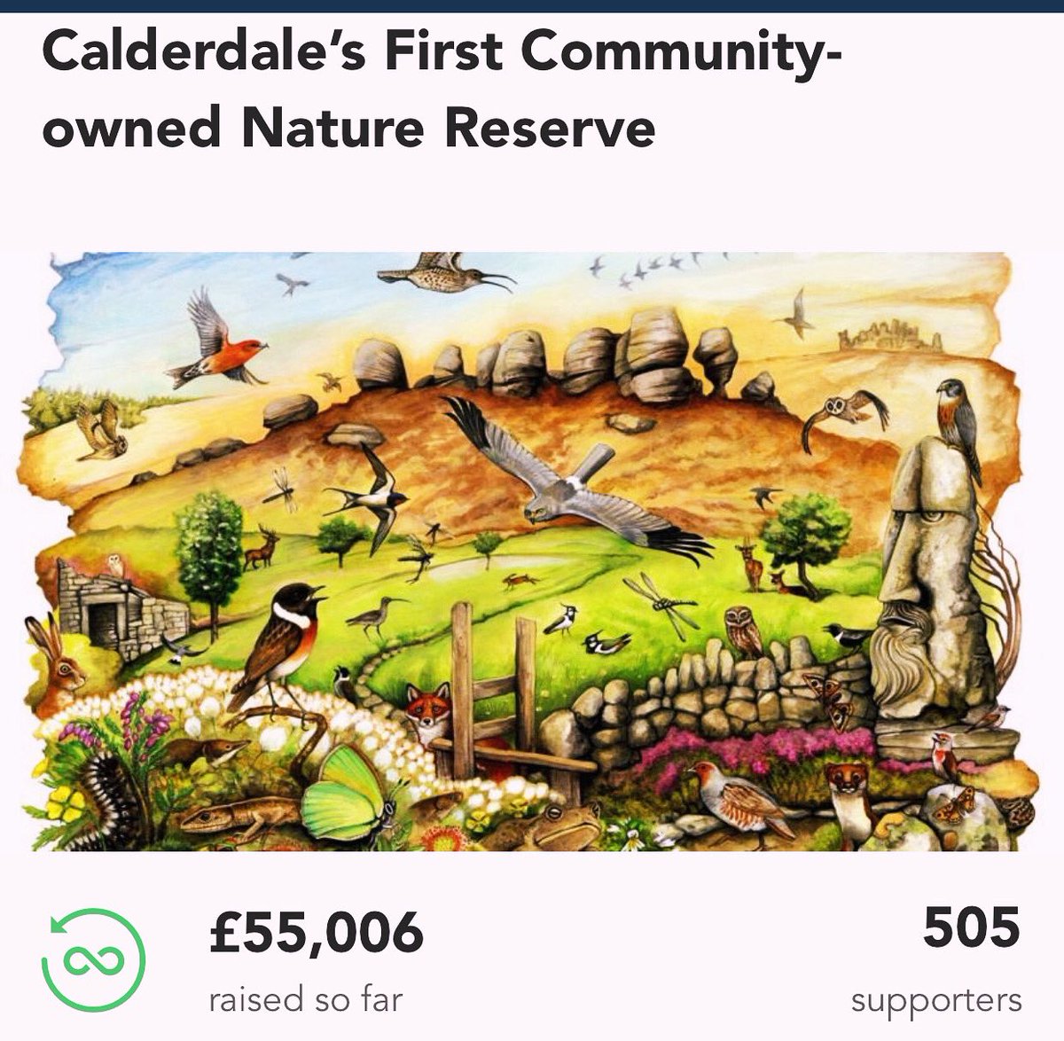 🎉 THANK YOU 💚

£55,000 with over 500 supporters.

We’ve been blown away by the support. YOU ARE BRILLIANT!!

The crowdfunder now stays open, as we continue to raise as much as we can before we are ready to compete the purchase of the land.