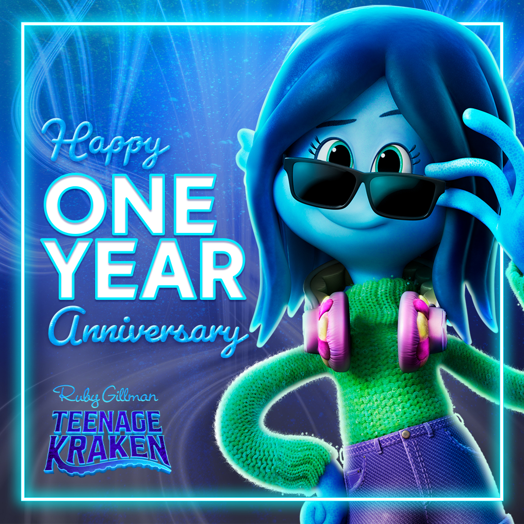 Let's hear it for the teen queen of the sea! 👑 #RubyGillman #TeenageKraken #DreamWorks