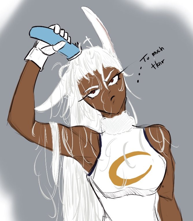 Mirko decide to shave it all