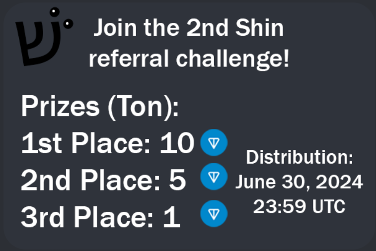 TheShinCoin's tweet photo. Join the current giveaway/contest in our WebApp. Get $ton in the referring challenge.  

https://t.co/GalkE11jFX https://t.co/UUyLFzvumR