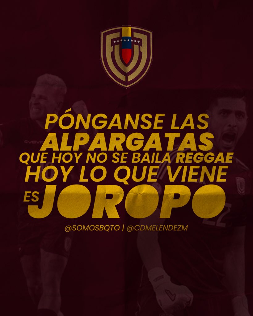¡VIVA VENEZUELA!🇻🇪 ¡VIVA EL JOROPO! 

••••
#SomosBQTO #SomosDeportes #SomosVinotinto #vinotinto #copaamerica #manotengofe #futbol #copaamerica2024