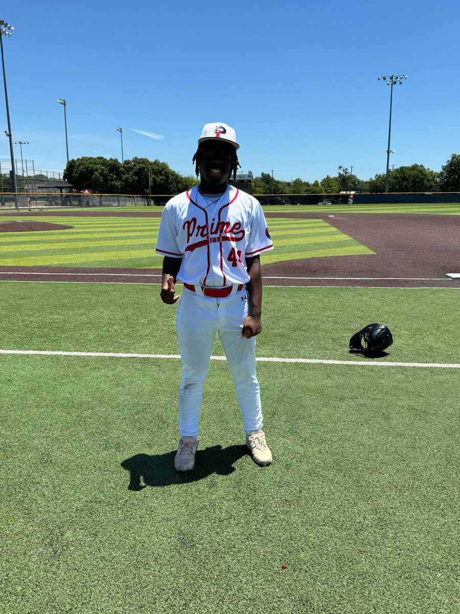 ✭Five Tool Texas✭ (@fivetooltexas) on Twitter photo F: <a href="/CavemenPrime/">USA Prime Cavemen-Garcia</a> Garcia 5, Texoma RoughRiders Baseball 3
PoG: Lathan Broadnax 1-1, 3B, RBI, R, BB F: <a href="/CavemenPrime/">USA Prime Cavemen-Garcia</a> Garcia 5, Texoma RoughRiders Baseball 3
PoG: Lathan Broadnax 1-1, 3B, RBI, R, BB