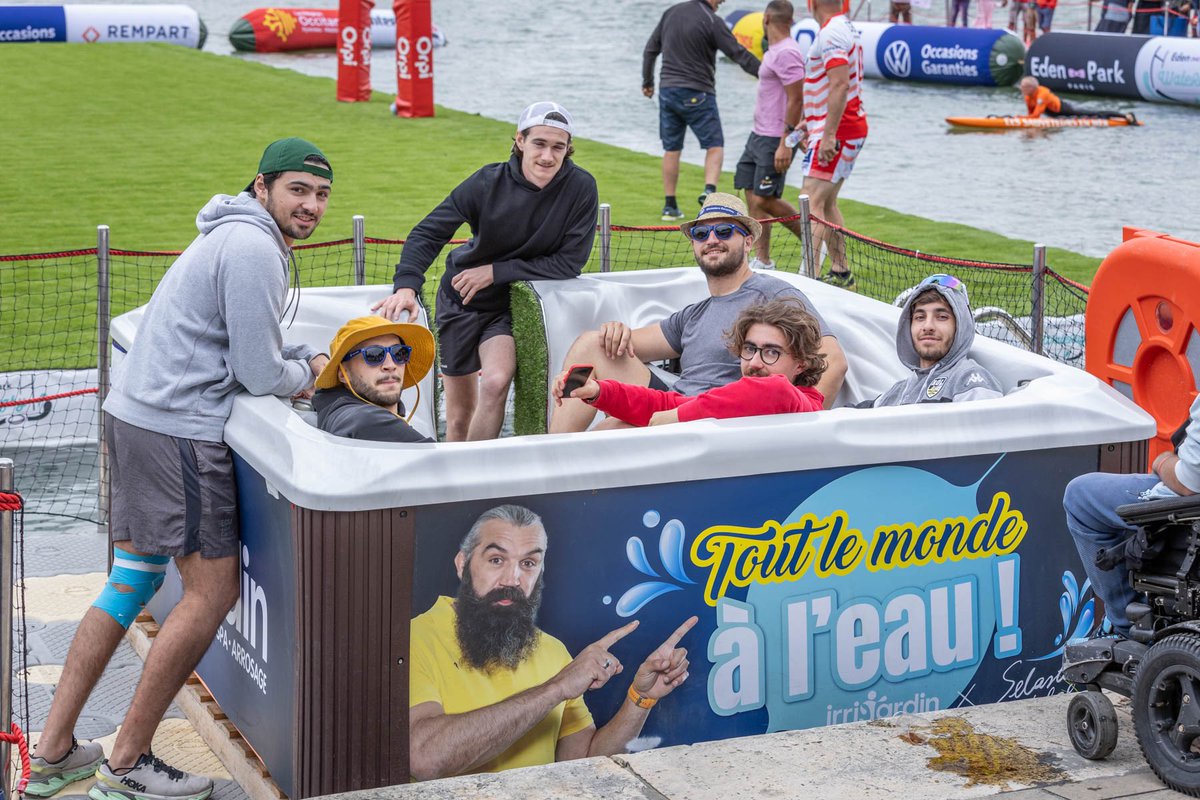 Spécialistes de la piscine, qui de mieux qu’<a href="/Irrijardin/">Irripiscine by Irrijardin</a> pour valider les plongeons des joueurs tout au long de l’EdenPark WateRugby !

Notre partenaire que vous connaissez déjà revient cette fois-ci pour décorer les arbitres de l’événement, et offrir un spa canapé au jeu concours