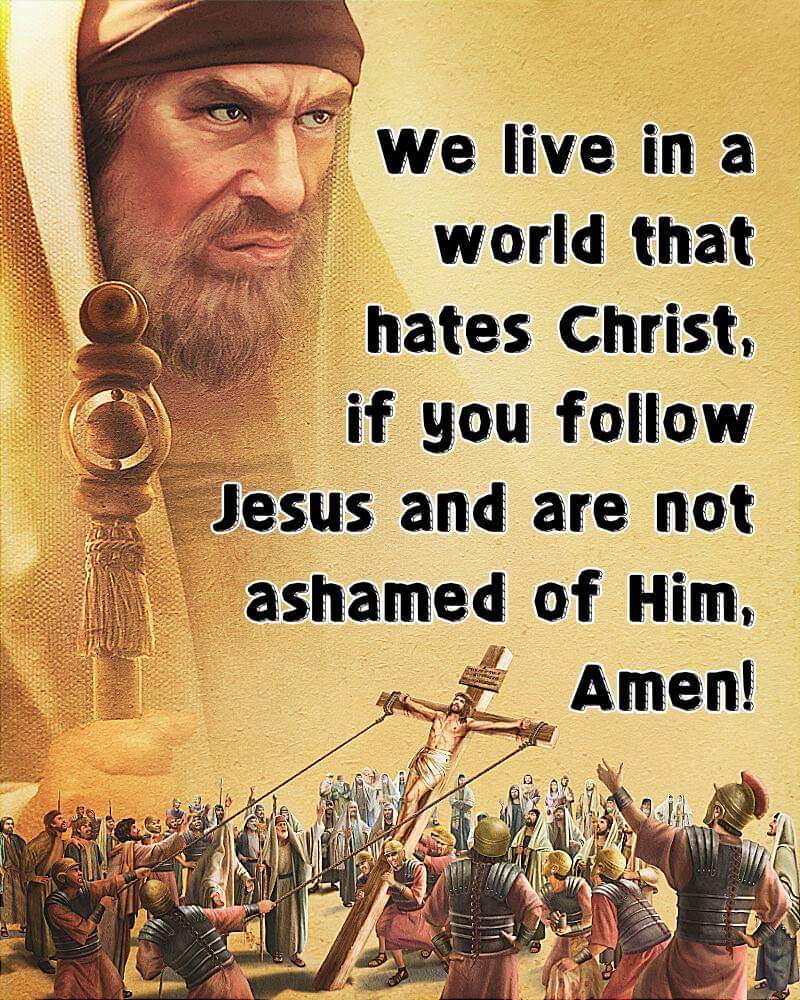If the world hate you, you know that it hated me before it hated you.
John 15:18 ✝️ 🙏