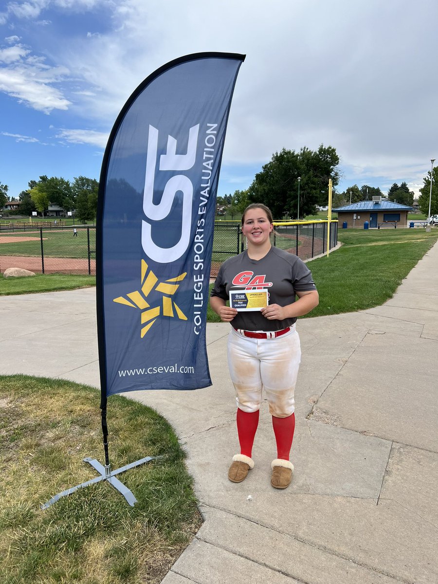 GAPowerRouse's tweet photo. Our #64 Maddy Clement (C) 2026 -she qualified to go to an invite only showcase based on exit velocity (74 MPH) and overhand velocity (64MPH - a new PR).  Way to go Maddy!  Let’s go show them what POWER can do! https://t.co/dQITR9xe5X