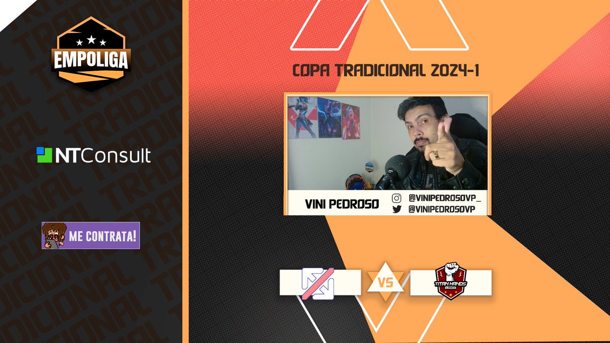 EmpoligaVP's tweet photo. ⚔️ COPA TRADICIONAL - QUARTAS DE FINAL ⚔️

A forte @EvolveAcademyGG enfrenta @titanhands, que busca continuar surpreendendo gigantes!

 Quem levará a melhor? 🏆

📺 AO VIVO AGORA em: https://t.co/4A7aSOGrmg https://t.co/3g7Zyllql6